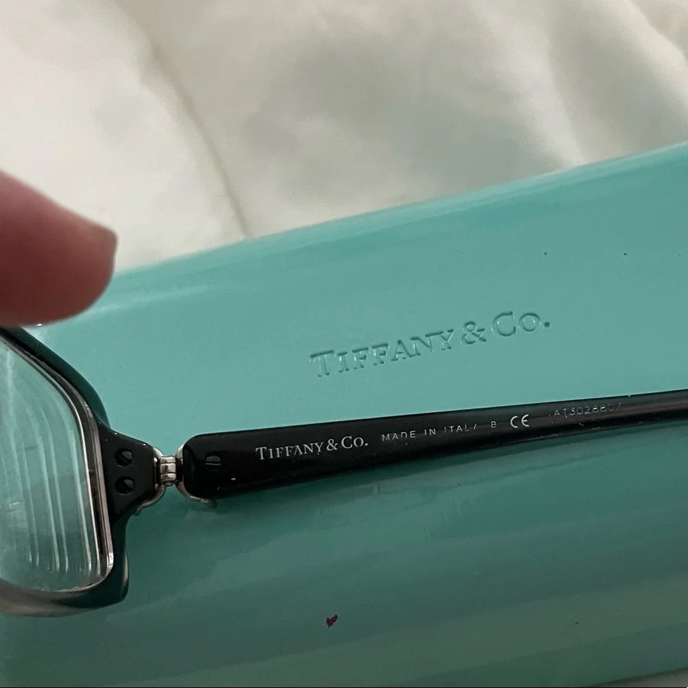 Tiffany and Co. Victoria Square All Black Eye Glasses TF2043-B 8128 52–16